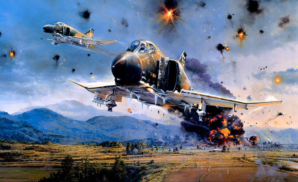 Tổng cộng trong trận chiến này, Không quân Mỹ tham chiến ít nhất 28 F-4C cùng nhiều F-104, F-105. Không quân Việt Nam tung vào trận chiến 16 MiG-21 - gần như toàn bộ số MiG-21 mà không quân ta có vào lúc đó. Đây là trận chiến khiến Mỹ phải vội vàng trang bị pháo cho F-4 - thứ mà khi đó trên chiến đấu cơ F-4C hoàn toàn không có. Nguồn ảnh: BI.