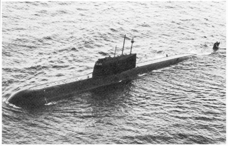 Cuối cùng là nhanh nhất - tàu ngầm được Liên Xô chế tạo năm 1969 với tên Đề án 661 Anchar tới nay vẫn được coi là tàu ngầm nhanh nhất thế giới dù nửa thế kỷ đã trôi qua. Nguồn ảnh: Warhistory.