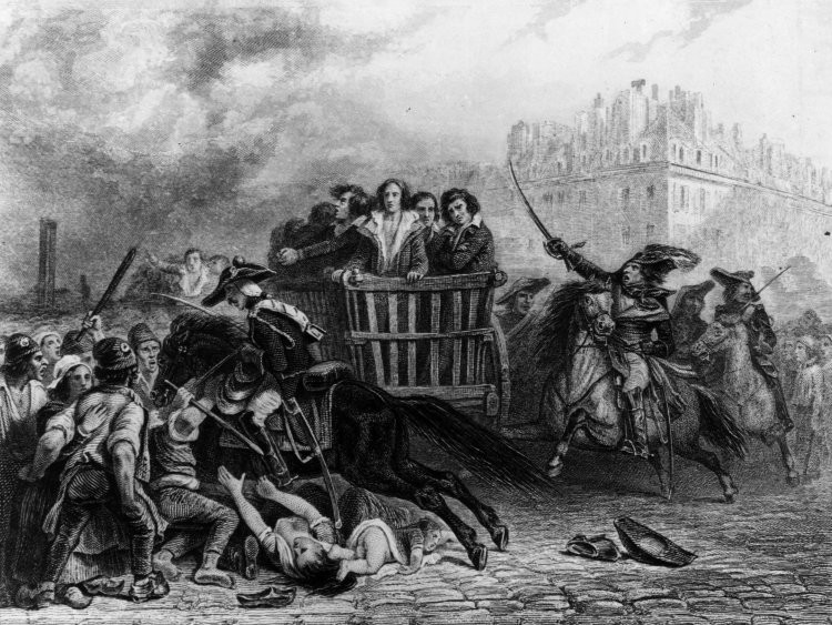 Bức tranh ghi lại cuộc Cách Mạng Pháp - cuộc cách mạng đã làm thay đổi nhân loại vĩnh viễn. Kể từ sau cuộc cách mạng này, chế độ "nghĩa vụ quân sự" đã được ra đời và được luật lệ hoá vào thời Napoleon sau đó. Nguồn ảnh: BI.