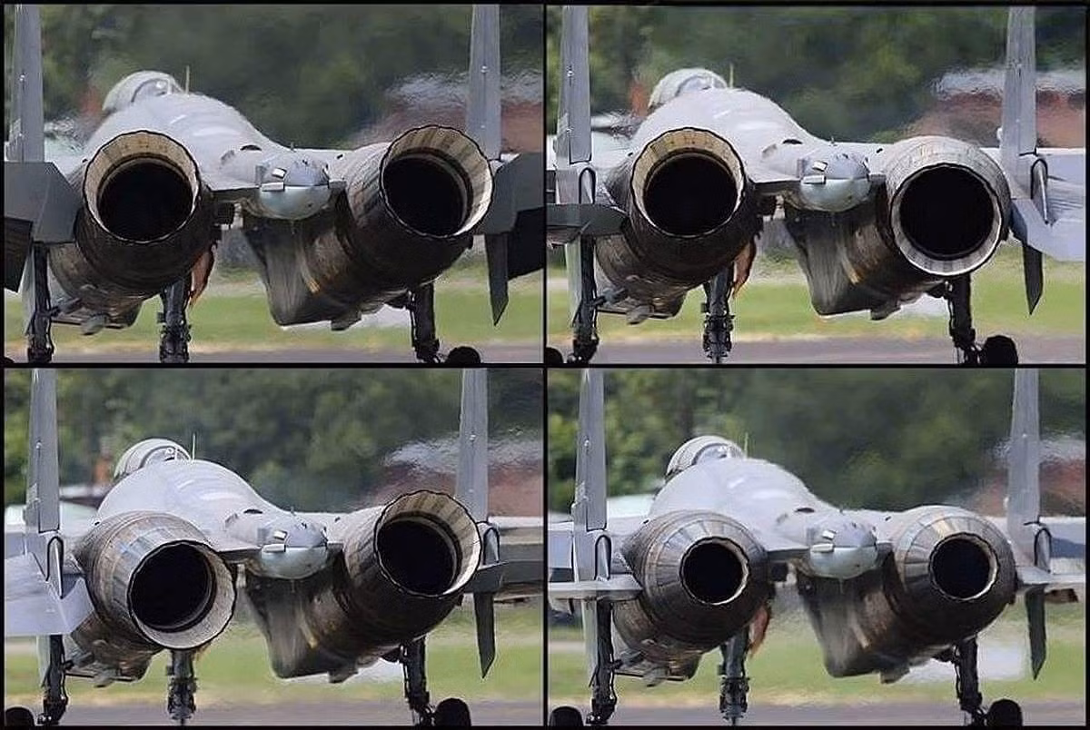 Mặc dù vậy, nhiều chuyên gia cho rằng động cơ phản lực của Su-35 hay các chiến đấu cơ dòng Sukhoi khác được phát triển từ Su-27 thục chất lại không phải là động cơ đẩy 3D, động cơ này chỉ là động cơ đẩy 2D nhưng trục dọc được dặt nghiêng. Nguồn ảnh: Tube.