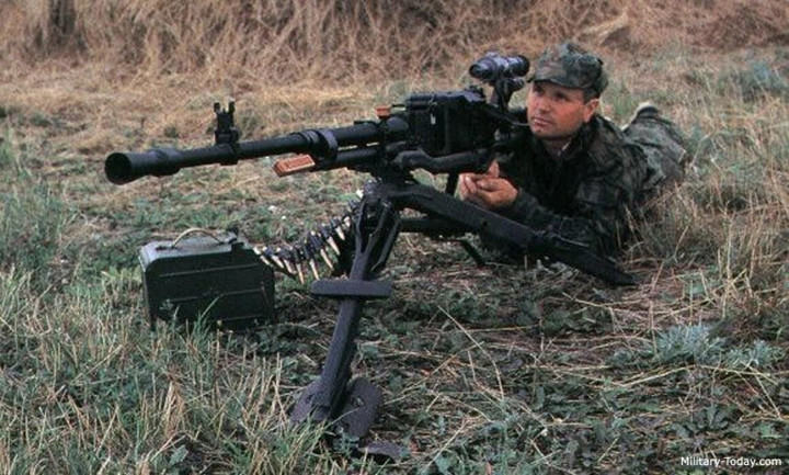 NSV có tầm bắn hiệu quả lên tới 1.500m đối với mục tiêu trên không và 2.000m với mục tiêu mặt đất. Ảnh: Military-Today.