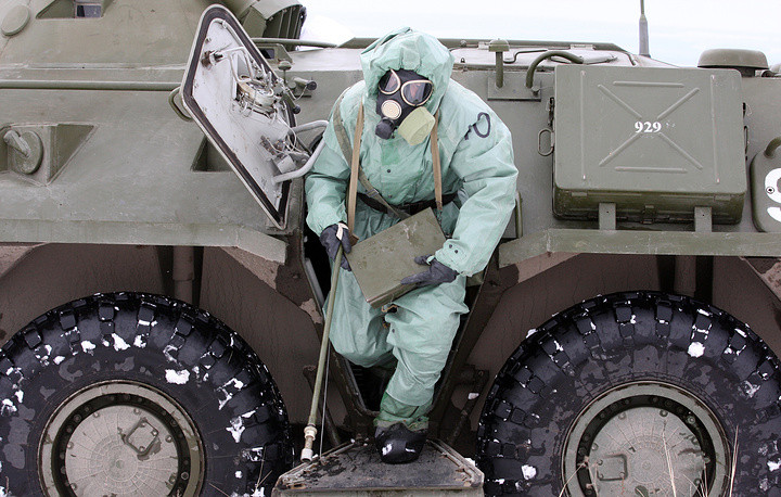 Mục tiêu chính của loại phương tiện này là quan sát, đo đạc khí tượng và địa hình trong khu vực nghi nhiễm độc để khoanh vùng, tìm biện pháp xử lý. Nguồn ảnh: TASS.