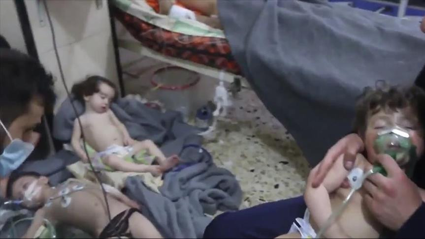 Trong quá khứ Nga từng cảnh báo việc tổ chức Mũ Trắng cố tình tiến hành các cuộc khiêu khích bằng cách sử dụng vũ khí hóa học trong các khu phi quân sự quanh Idlib để đổ tội cho quân đội chính phủ Syria. Nguồn ảnh: Sana.