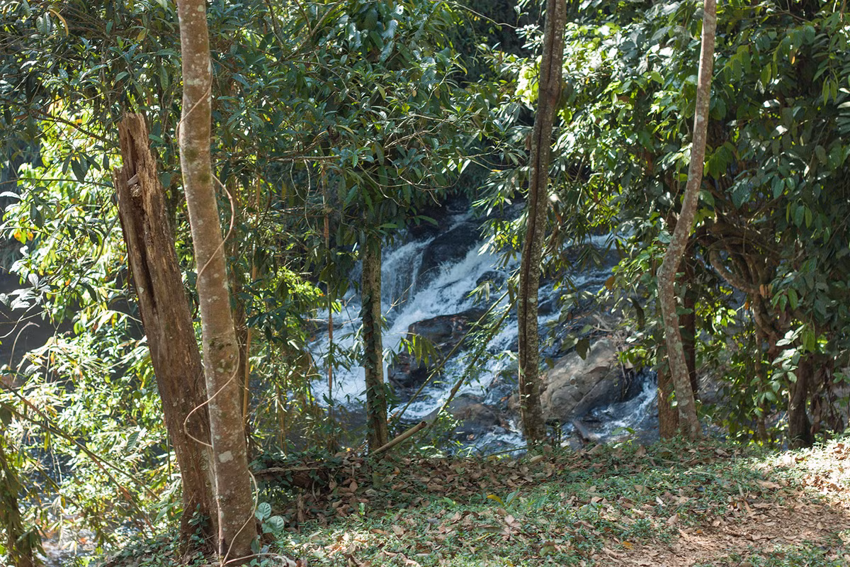 Ngoài thác Tam Hợp, phía sau chùa Di Đà còn có thác Quan Âm.