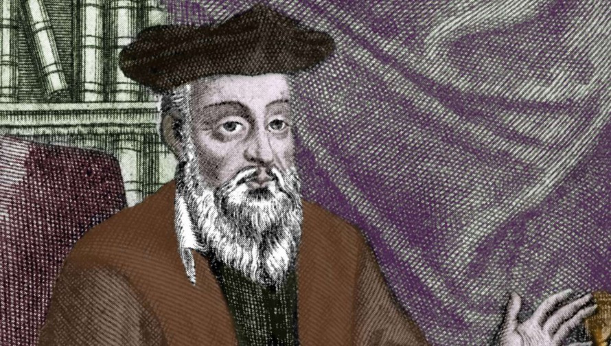 Nostradamus (1503-1566) là bác sĩ và nhà tiên tri người Pháp. Những lời tiên đoán của Nostradamus thường nói về những biến cố trọng đại của thế giới như tật bệnh, chiến tranh, thiên tai, nhân vật nổi tiếng...