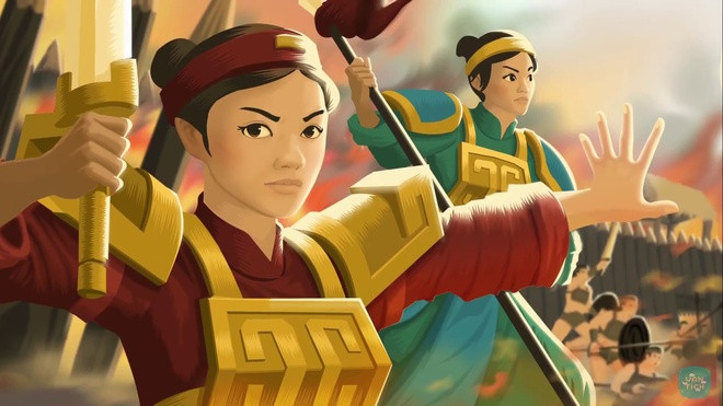 Năm 34, Tô Định, một kẻ gian xảo, tàn ác của nhà Hán sang làm thái thú quận Giao Chỉ, thấy sắc đẹp của nàng Lê Chân, bèn dùng quyền thế ép làm tì thiếp. Lê Chân dứt khoát chối từ.