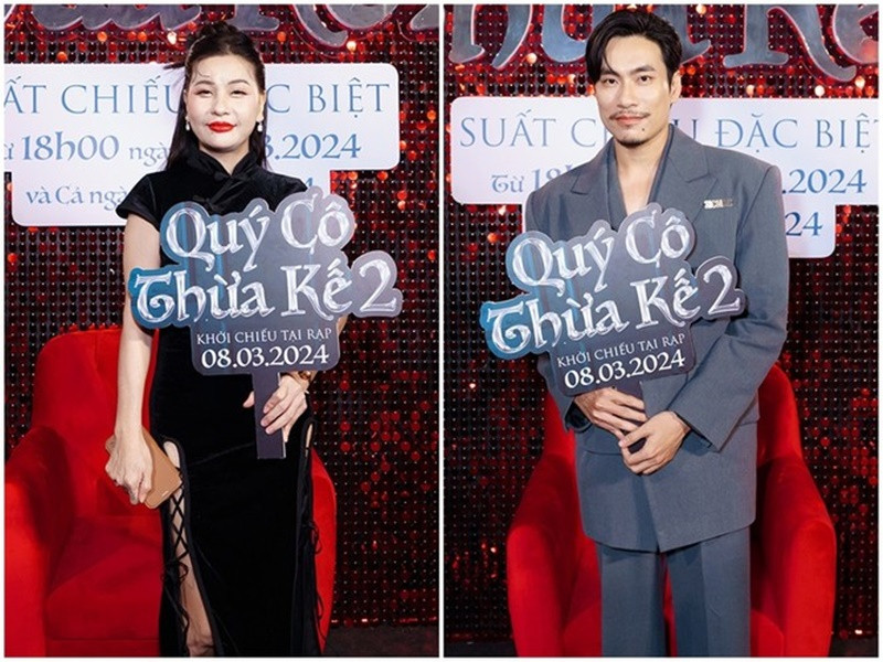 Cát Phượng quen bạn trai hiện tại sau 8 tháng chia tay Kiều Minh Tuấn. Vào tháng 3 vừa qua, Cát Phượng - Kiều Minh Tuấn đều xuất hiện trên thảm đỏ của một buổi ra mắt phim. Ảnh: Vietnamnet.