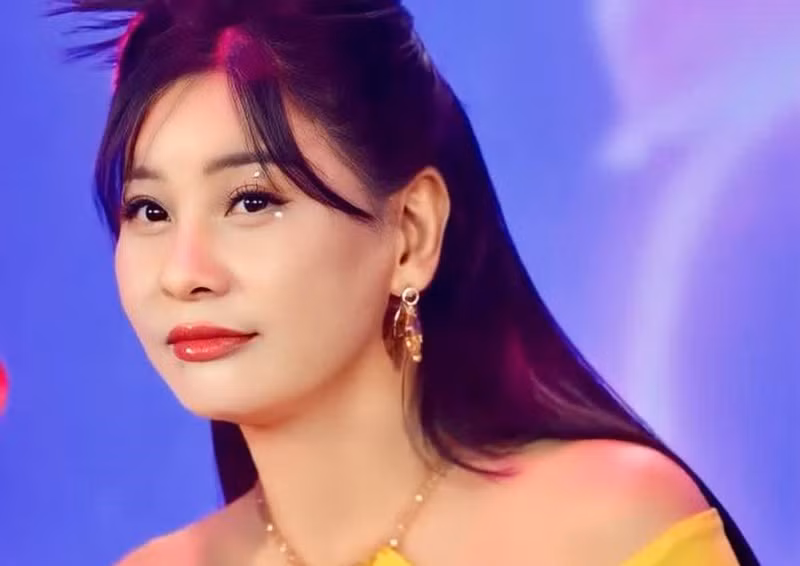 Về việc có sang Mỹ định cư hay không khi yêu bạn trai Việt kiều Mỹ, Cát Phượng muốn giữ kín. Ảnh: FBNV.