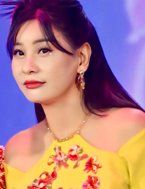 Lần gần đây nhất Cát Phượng nhắc đến bạn trai trên truyền thông là vào tháng 2 vừa qua. Nữ diễn viên cho biết, cô cảm nhận được ở người yêu sự bình yên và tin tưởng, từ đó cuộc sống của nữ diễn viên cũng hạnh phúc hơn. Ảnh: FBNV.