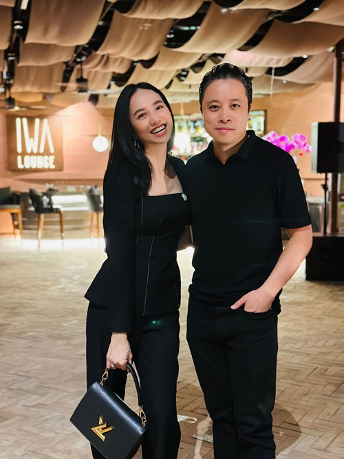 Trong cuộc phỏng vấn với Bảo Vệ Công Lý, Đinh Ngọc Diệp cho biết, đôi khi cô nghĩ Victor Vũ phải ghen ngược lại bởi cô đã sinh hai con nhưng vẫn được rất nhiều người theo đuổi.