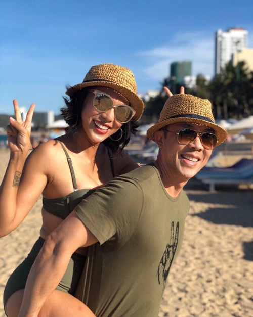 Khánh Ngọc quen Desalle Bùi qua một ứng dụng. Ảnh: FBNV.