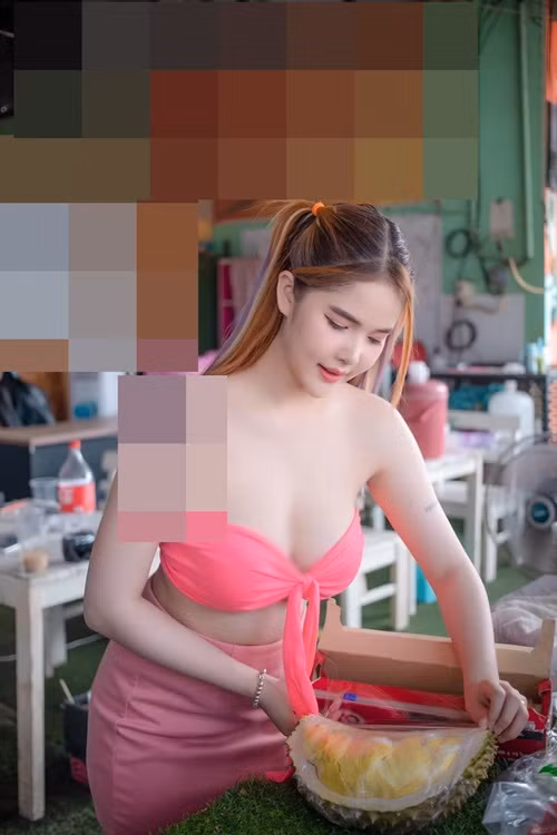 Quả thực, thân hình của hot girl người Thái Lan rất cuốn hút.