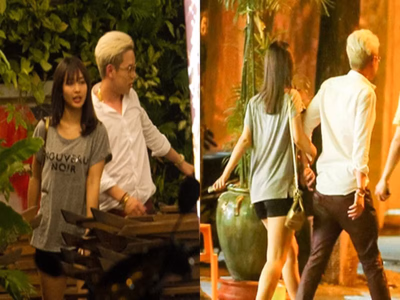 Andree vướng nghi vấn hẹn hò Khả Ngân vào năm 2015. Về nghi vấn tình cảm với Khả Ngân, Andree giữ im lặng còn nữ diễn viên khẳng định chỉ coi nam rapper là anh trai thân thiết. Ảnh: Dân Trí.