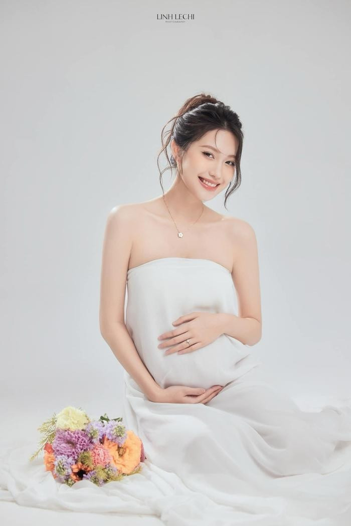 Nhiều khán giả cho rằng Doãn Hải My vẫn vô cùng xinh đẹp, tràn đầy sức sống khi mang thai con đầu lòng. Ảnh: Linh Lê Chí