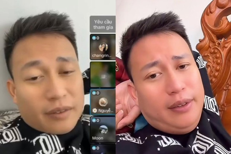 Trước đó, vào tối ngày 9/3, Hữu Cường bày tỏ, anh không muốn Nam Em ngủ ở nhà Quế Vân nên ép bạn gái về. Nam Em cho rằng Hữu Cường không nên căng thẳng như thế. Cô yêu cầu bạn trai phải xin lỗi, thay đổi, nếu không, hai người chia tay. Tuy nhiên, Hữu Cường đáp lại rằng anh không thay đổi rồi đuổi Nam Em trên livestream Ảnh: Tiền Phong.