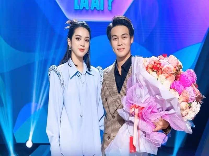 Quỳnh Lương - Tiến Phát quen nhau qua chương trình Người ấy là ai lên sóng tháng 6/2023. Ảnh: Tiền Phong.