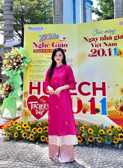 Midu giảng dạy ngành Thiết kế thời trang của khoa Kiến trúc Mỹ thuật - Đại học Công nghệ TPHCM - Hutech từ tháng 5/2017.