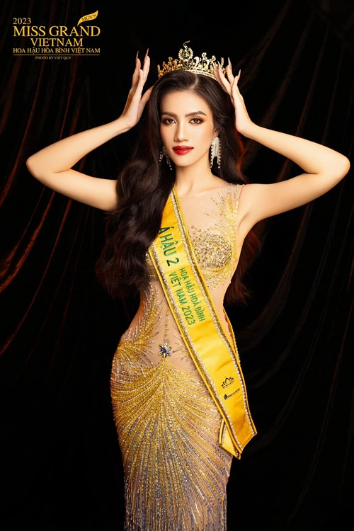 Trương Quí Minh Nhàn là á hậu 2 cuộc thi Miss Grand Vietnam 2023 - Hoa hậu Hòa bình Việt Nam 2023.