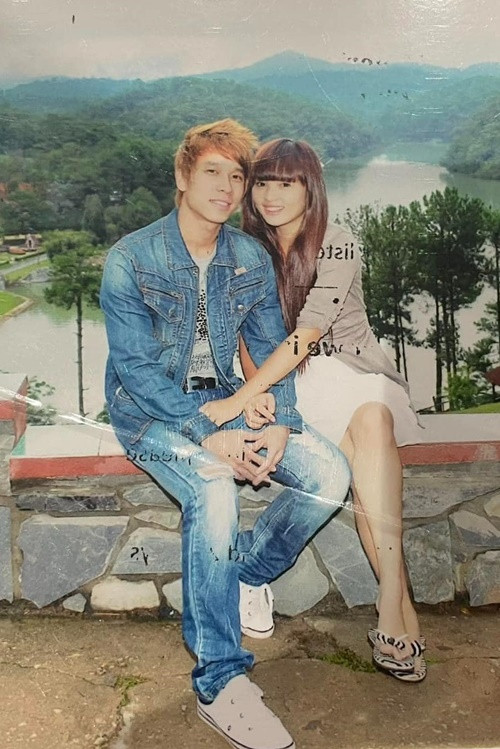 Vợ chồng Lê Hoàng hẹn hò vào năm 2011. Năm 2014 cả hai về chung một nhà. Ảnh: FBNV.