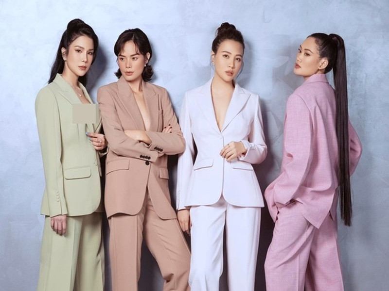 Sau thời gian làm người mẫu, Đàm Thu Trang chuyển sang kinh doanh, Pông Chuẩn tập trung phát triển công việc stylist, Diệp Lâm Anh làm ca sĩ đồng thời kinh doanh. Ảnh: FBNV.