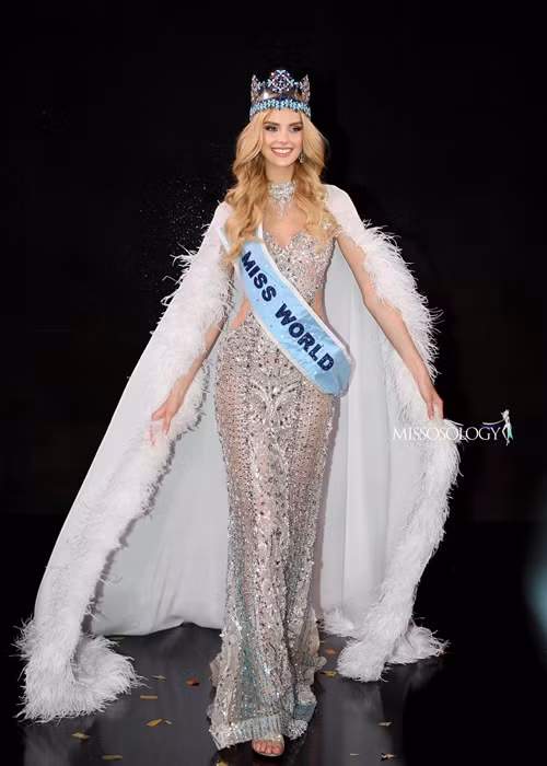 Krystyna đánh bại 111 thí sinh để giành vương miện cho nhan sắc CH Czech. Ảnh: Missosology.