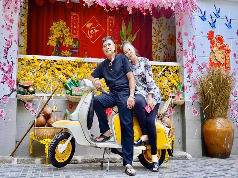 Vợ chồng Hồng Vân thường xuyên dành cho nhau lời có cánh trên mạng xã hội.