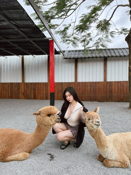 Nhiều người cho rằng cô nàng mặc hở hang bất chấp nơi công cộng.