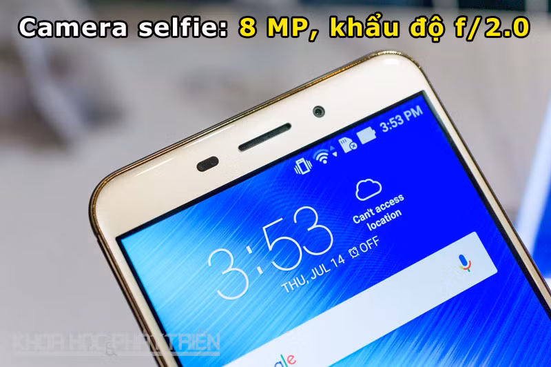 Máy ảnh selfie có nhiều chế độ làm đẹp.