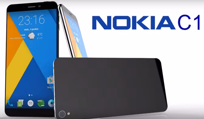 Mới đây, trang techconfigurations đã tung ra bản dựng mẫu smartphone Nokia C1.