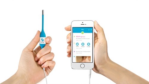 Nhiệt kế thông minh Kinsa Health. Virus Zika đã gây ra một số lo ngại cho kỳ thế vận hội lần này, nhân dịp đó hãng y tế Kinsa đã tặng nhiệt kế thông minh Smart Stick của mình cho các vận động viên Mỹ. Nhiệt độ cơ thể của mỗi vận động viên sẽ được ghi lại trong ứng dụng di động, những thông tin thu thập sẽ được đối chứng với những triệu chứng và dữ liệu y tế có sẵn nhằm đưa ra những khuyến cáo kịp thời.