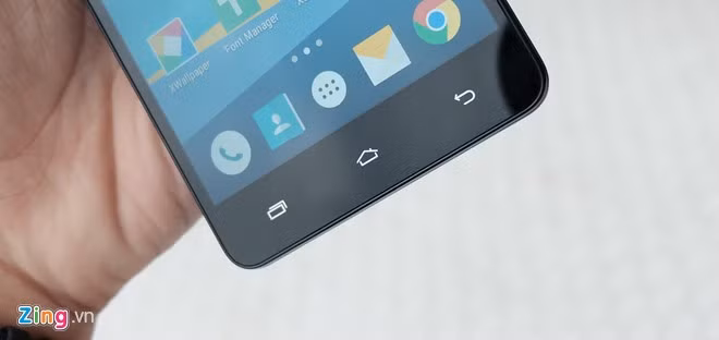 Infinix đưa 3 phím điều hướng ra ngoài màn hình.