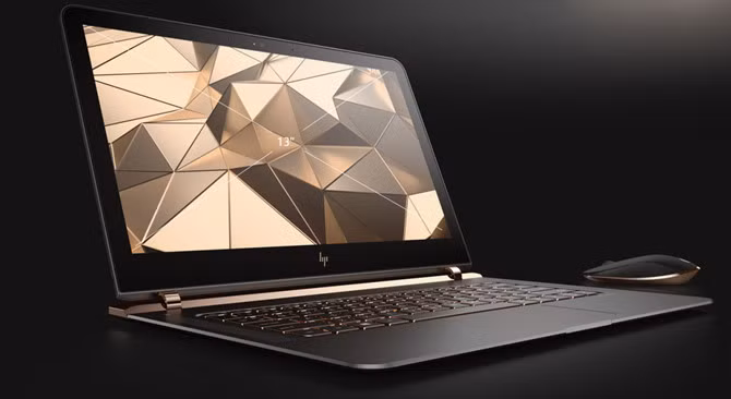 9. HP Spectre. Sản phẩm mới nhất của HP là đại điện ưu tú của đẳng cấp "first class". Tất cả các chi tiết và tổng thể của Spectre đều toát lên sự tinh tế, sang trọng và đắt giá.