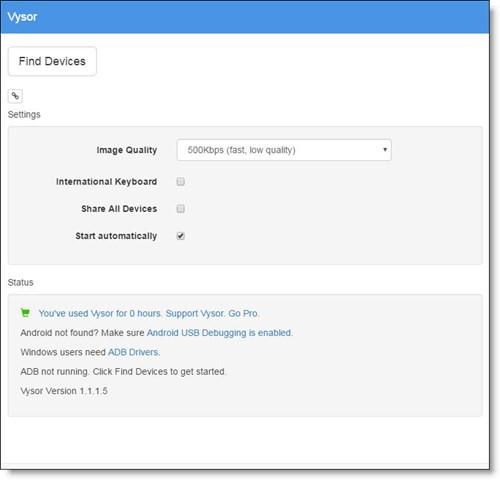 Những thiết lập ban đầu.