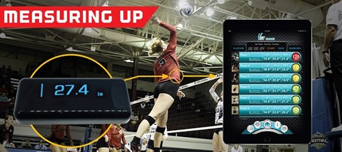 Thiết bị đo bật nhảy. Đội bóng chuyền nữ của Mỹ sử dụng Vert Wearable Jump Monitor, thiết bị đeo cung cấp khả năng phân tích dữ liệu trong quá trình luyện tập cũng như thi đấu. Những thiết bị đeo này được gắn lên quần áo để theo dõi khả năng bật nhảy của một vận động viên như: nhảy cao bao nhiêu, nhảy bao xa và số lượng bật nhảy. Giá mỗi sản phẩm này trên thị trường khoảng 125 USD.