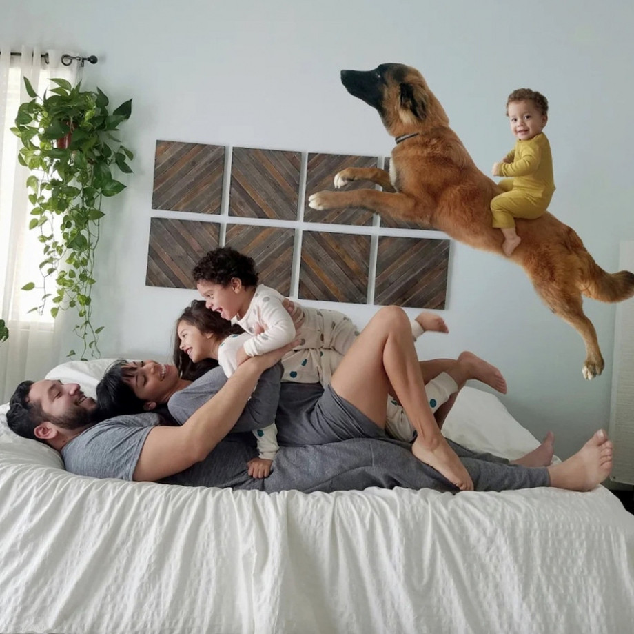 Xem thêm một số hình ảnh độc đáo và sáng tạo khác của gia đình cô Vanessa.