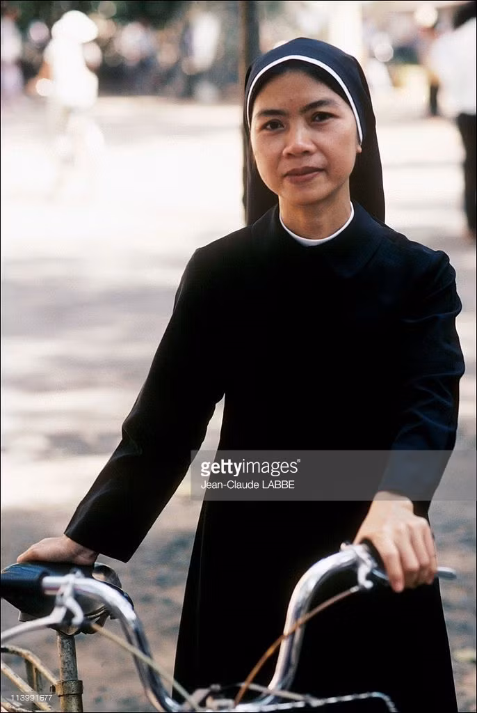 Chân dung một nữ tu Công giáo.