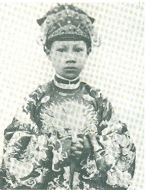 Hoàng tử Vĩnh Thụy khi được truy phong Hoàng thái tử để chuẩn bị du học Pháp.