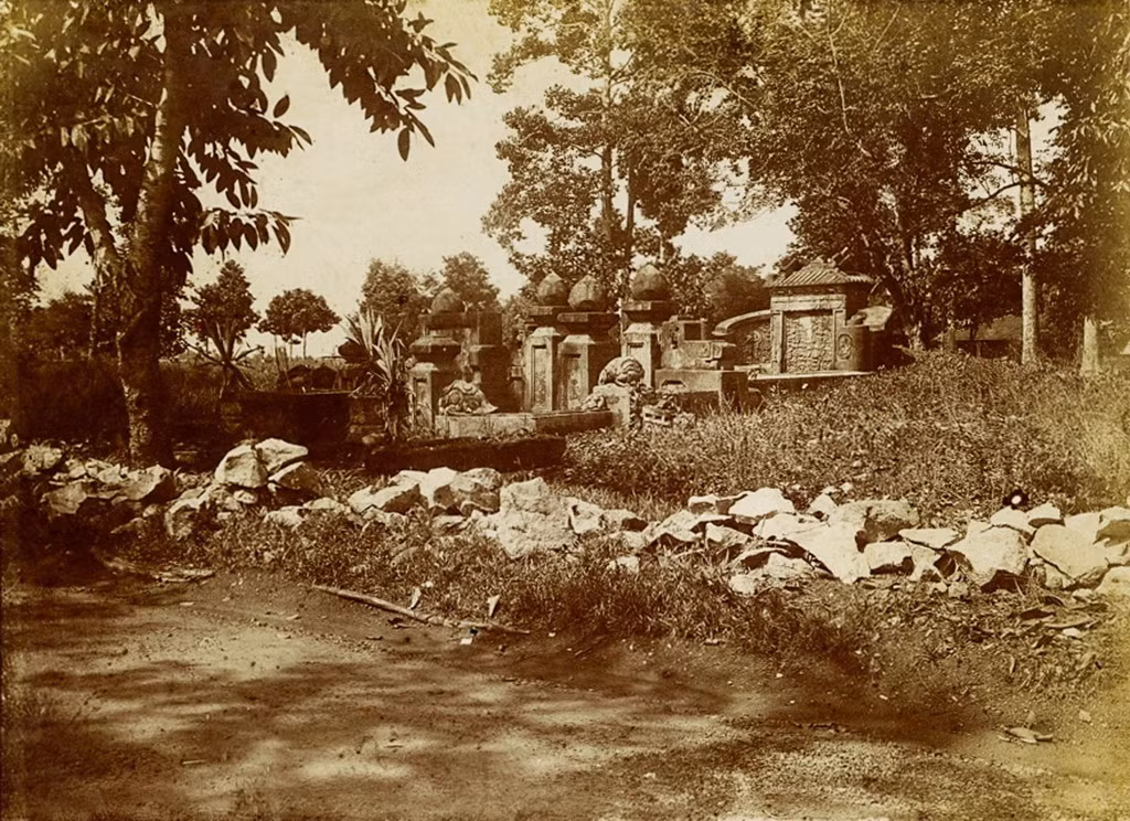 Khu mộ của người giàu có.