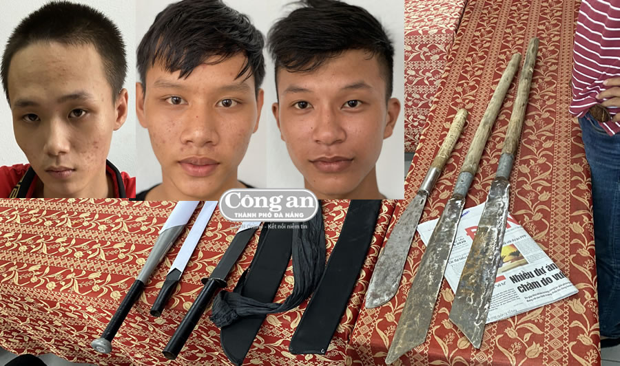  Phục thù nhầm vì… “nhìn gà hóa cuốc”: Khoa mâu thuẫn với một nhóm ở quận Sơn Trà (Đà Nẵng) nên rủ cả nhóm bạn đi "trả thù". Tất cả nhóm có 19 người chia nhau đi các ngả để "truy lùng" nhóm có mâu thuẫn với Khoa. Cùng lúc đó, Linh cùng nhóm bạn đang đi trên đường thì nhóm của Khoa hô lên “hắn kìa” rồi cùng nhau xông đến đuổi đánh, dùng vỏ chai thủy tinh ném về phía Linh và bạn. Sau khi đánh nhóm của Linh, nhóm Kha mới phát hiện ra đánh nhầm do “trông gà hóa cuốc”. (Ảnh: C.A) 