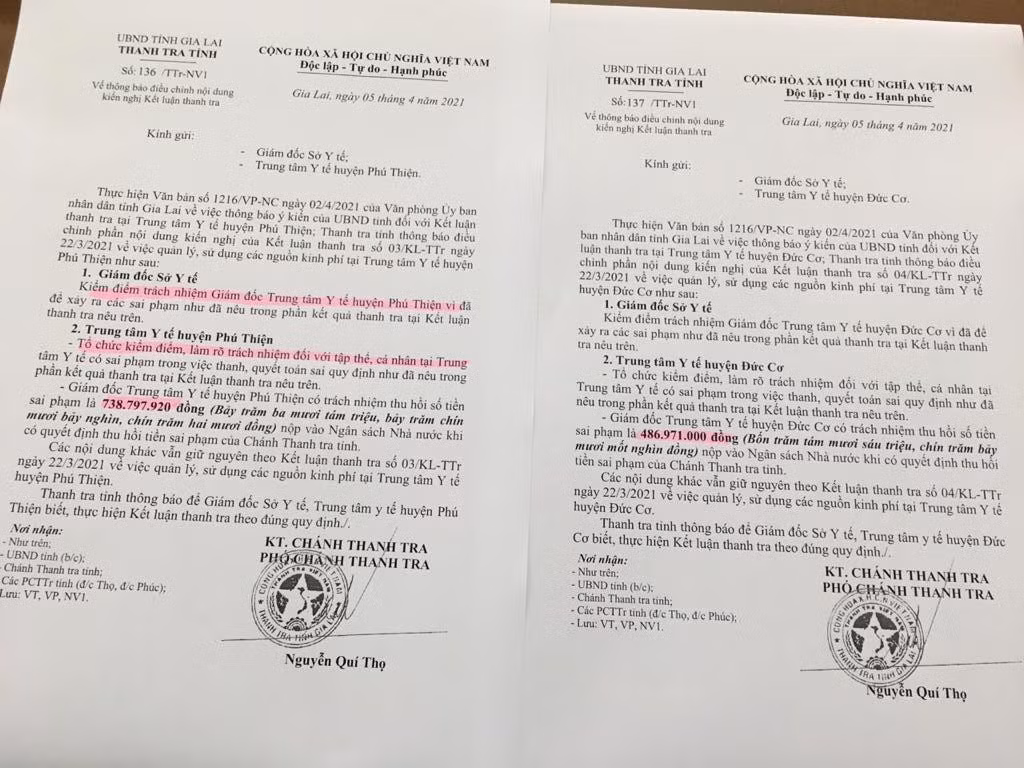 4 GD Trung tam y te Gia Lai chi sai ngan sach 2,2 ty... co “bay ghe“?-Hinh-2