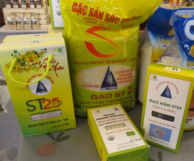 Gao ST25 bi 4 doanh nghiep ngoai dang ky thuong hieu o My