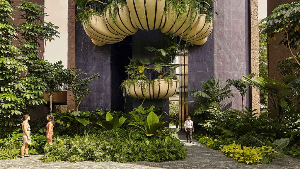 Tòa nhà được hoàn thành vào năm 2019, bao gồm 20 căn hộ. Mỗi căn có diện tích khoảng 300 m2 với 4 phòng ngủ. Mọi căn đều có ban công lớn, nhiều cây xanh. 