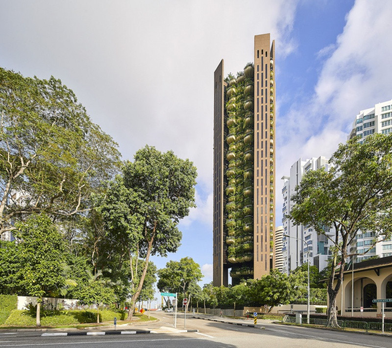 Tòa nhà có tầm nhìn toàn cảnh ra quận Orchard. Từ đây, chủ nhà có thể quan sát nhiều địa điểm nổi tiếng của đảo quốc sư tử như Goodwood Park Hotel, ION Orchard, The American Club và Singapore Marriott.