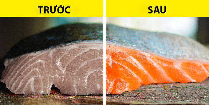 Màu thực phẩm khiến khách hàng thích thú.