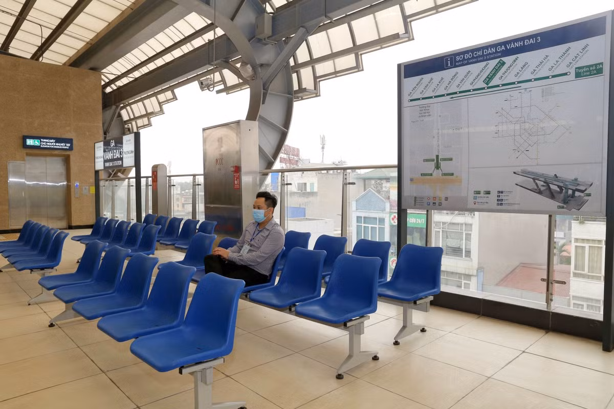 Nhà chờ hành khách. (Ảnh: Tin Tức)