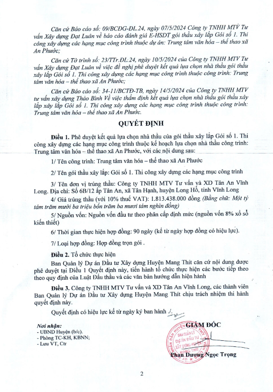 Vinh Long: Goi thau xay TTVHTT xa An Phuoc ve tay Tan An Vinh Long-Hinh-2