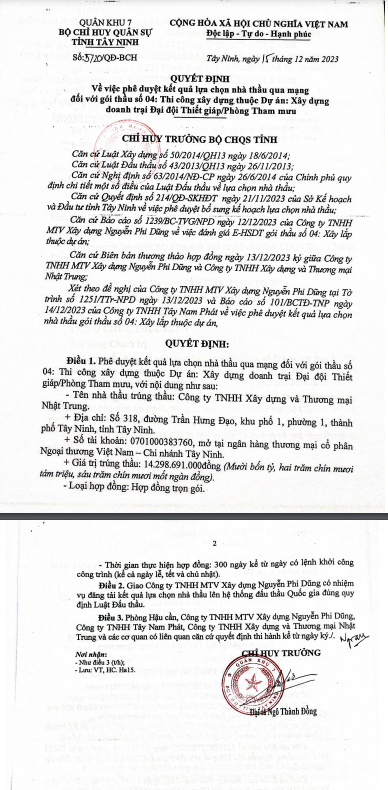 Tay Ninh: Lien danh 3 cong ty du goi thau gan 5,8 ty dong-Hinh-3