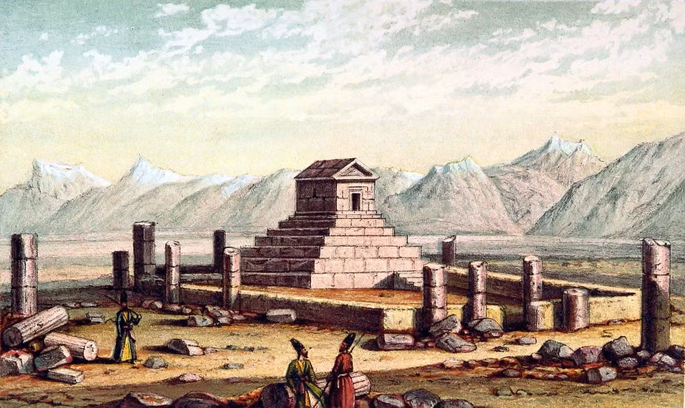 Nằm ở Pasargadae, thủ đô của đế quốc Achaemenid dưới thời Cyrus Đại đế (năm 559 - 530 trước Công nguyên) tại vùng đất ngày nay của Iran, ngôi mộ của Cyrus Đại đế được xem là công trình chống động đất lâu đời nhất thế giới.