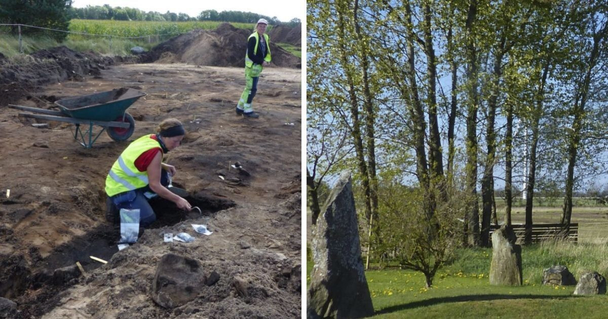 Đặc biệt, các chuyên gia phát hiện có những tảng đá lớn được sắp xếp quanh một số ngôi mộ cổ giống hình dạng của chiếc thuyền.