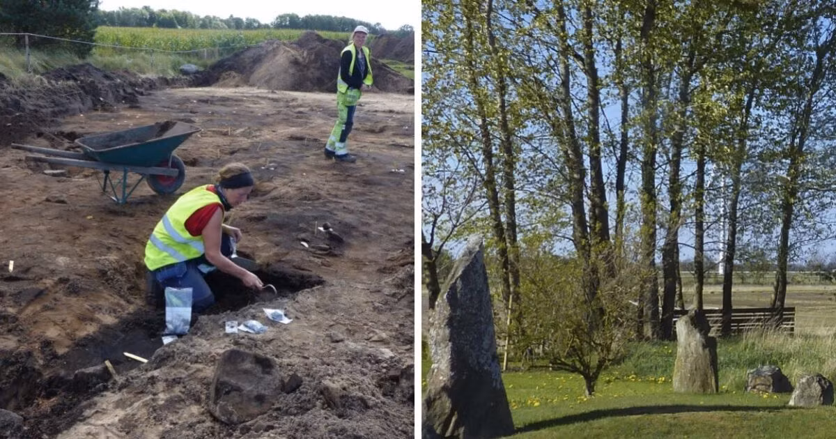 Đặc biệt, các chuyên gia phát hiện có những tảng đá lớn được sắp xếp quanh một số ngôi mộ cổ giống hình dạng của chiếc thuyền.